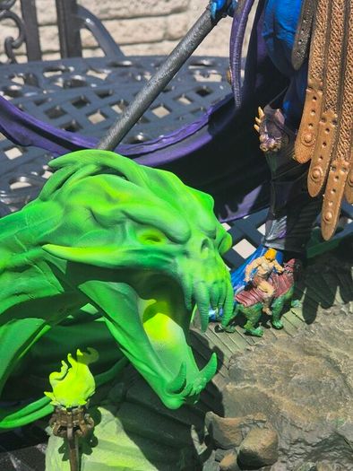 skeletor 3d printed and painted