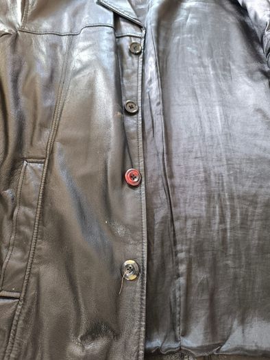 Mens Black Genuine Leather Jacket Route 66 Classic Vintage Style