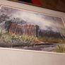 J.K. Flack Water signed water colour framed  print Image 5