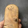 Handmade Rustic Wooden Quartz Mantel Clock Image 3