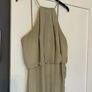 Long dress, Wedding, Debs, sage green. Fit 12-14 Image 3