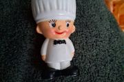 Vintage 1960s Wing's No. 1045 Plastic Chef Egg Cup - Made in Hong Kong Kitsch