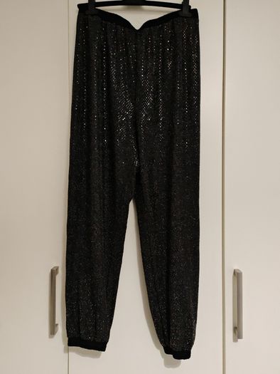Glitter carrot pants