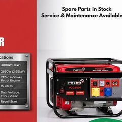 Pacini 3.5KVA Petrol Generator