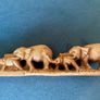 Vintage 1970s Repro Hand Carved Shoehorn with Elephant Motif Handle in sturdy Resin Image 10
