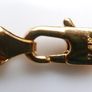 Men's 24K Yellow Gold Plated Figaro Necklace Link Chain 20" 16,56 grams Image 5