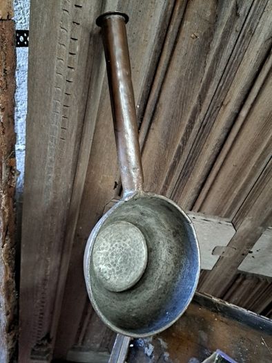 Vintage Bronze Melting Pot