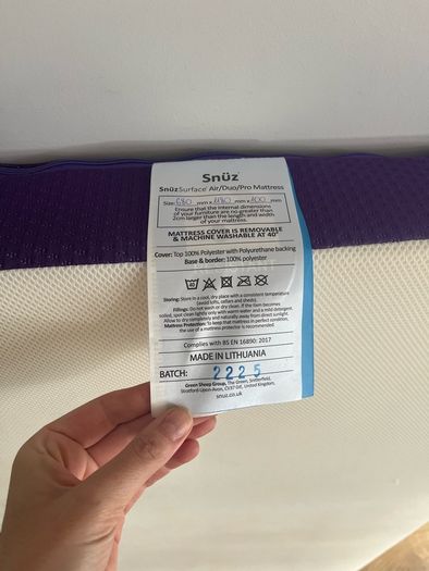 Snuzkot Surface Air/Duo/Pro Mattress