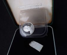 Pope John Paul II 1978 Inauguration Medallion Pure "Silver 1000" (Boxed and Mint)