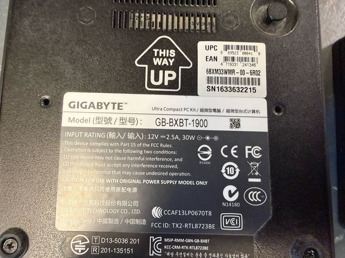 3 Gigabyte Brix mini PCs