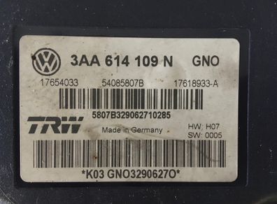 Vw Abs Ecu 3aa614109n