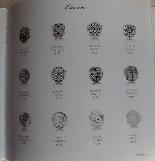 new pandora essence charms