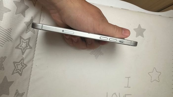White iPhone 15 plus