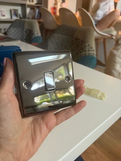 Nexus light switch- black nickel