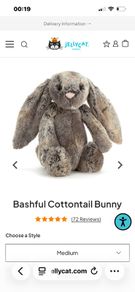 ISO Cottontail bunny genuine  Jellycat