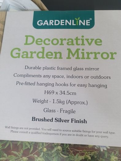 Decorative Garden Mirror