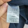 Luca Faloni Pique Shirt Blue Mens 16 41 Made In Italy Cotton Long Sleeve Image 9