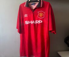 1994/96 Manchester United Home Jersey Size XL