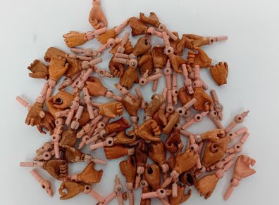 Palitoy Action Man Hand Pegs and Hands
