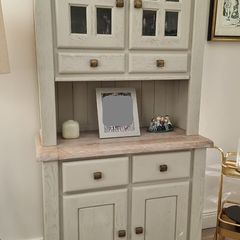 EZ Living "Camden" Rustic Oak Dresser / Display Cabinet