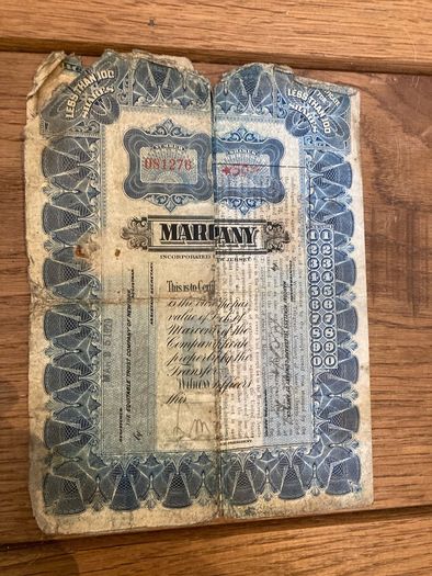 Marconi shares Cert