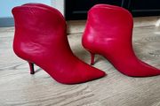 Anine Bing Leather Ankle Boots Size Uk 4