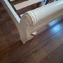 White Sleigh bed frame king size Image 6