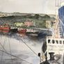 Louis O Connell Painting of Howth Harbour Image 4