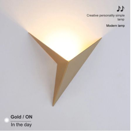 Modern minimalist triangle shape LED Wall Lamps Nordic style Indoor Wall Lamps