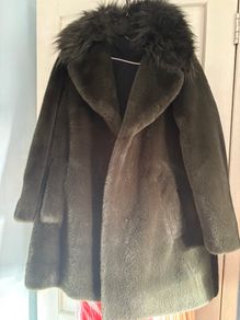 Faux fur coat