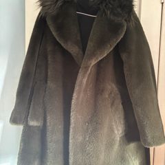 Faux fur coat