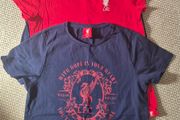 Girls official Liverpool FC tshirts