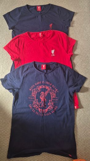 Girls official Liverpool FC tshirts