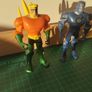 DC Justice League Figures Aquaman and Steel Image 2