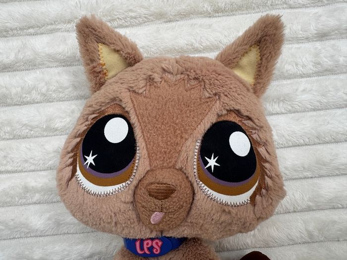 Littlest Pet Shop LPS plush VIPs Dog Hasbro Used Please see pictures