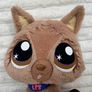 Littlest Pet Shop LPS plush VIPs Dog Hasbro Used Please see pictures Image 2