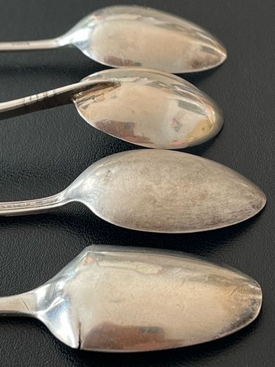 Antique/Vintage Sterling Silver teaspoons 925 52.2g