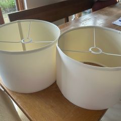 cream lampshades