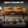 Electric Standing Desk Height Adjustable 170x60cm Sit Stand with Splicing Top for Home Office (Black Frame + Black Walnut Desktop) Image 6