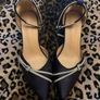 Occasion navy satin shoes - Quiz Image 4