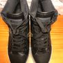 Champion Ladies/Boys/Mens UK6 EUR39 Black Faux Leather Hi tops   S-C Image 5