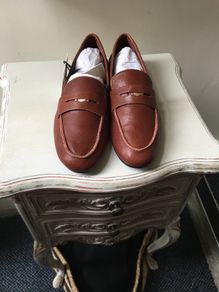 Zara real leather loafers, new, size UK6