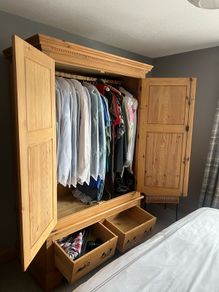 Handmade Pine Wardrobe