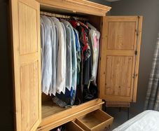 Handmade Pine Wardrobe