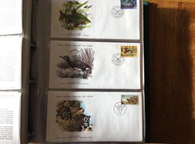 First Day Covers - Official Wild Life Collection.