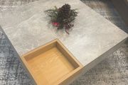 Modern Concrete-Effect Coffee Table