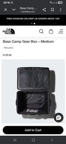 North face base camp gear box medium