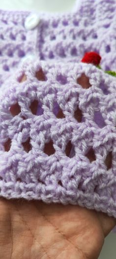 Handmade baby cardigan