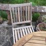 Folding Wooden Garden Table & 3 Chairs (26146) Image 5