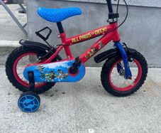 Kids paw patrol bike